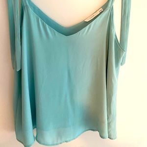 Baby blue tank top